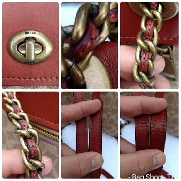 Coach 38585 Parker Convertible Backpack in Signature Canvas - Picture 10 of 15